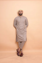 Damson Brown Kurta Pajama