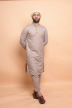 Damson Brown Kurta Pajama