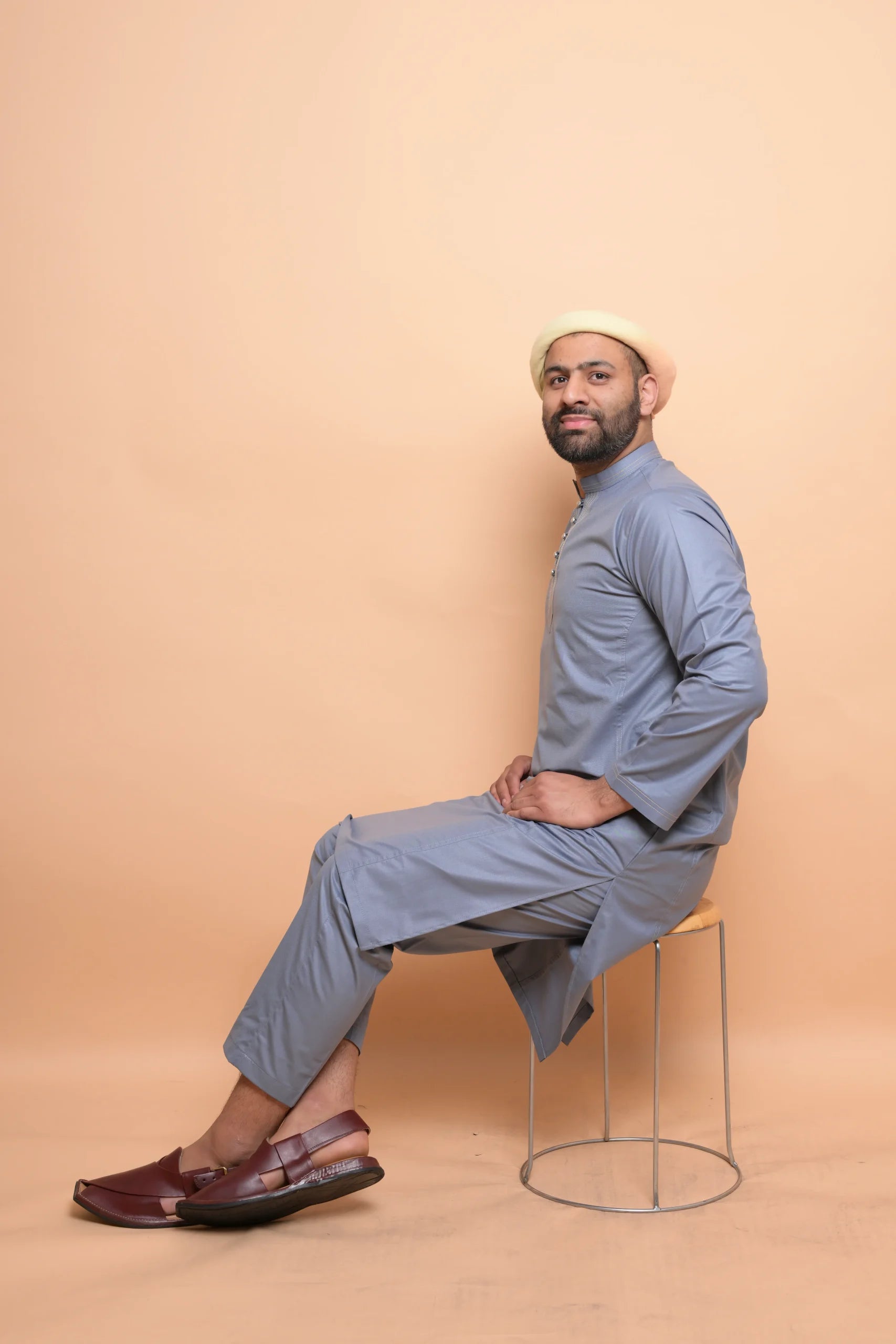 Space Grey Kurta Pajama
