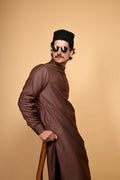 Tamtadu Light Chocolate Kameez Shalwar