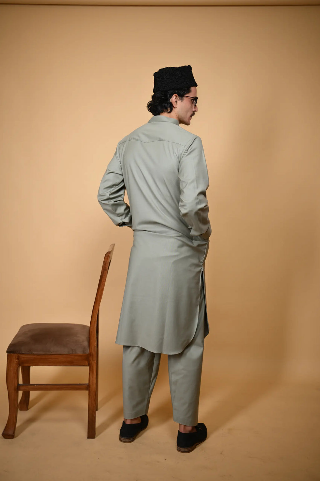 Tamtadu Light Green Kameez Shalwar