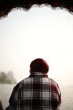 Maroon & White kashmiri Traditional Pheran