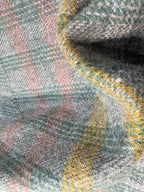 Prismatic Weave Checkered Cashmere Merino Tweed