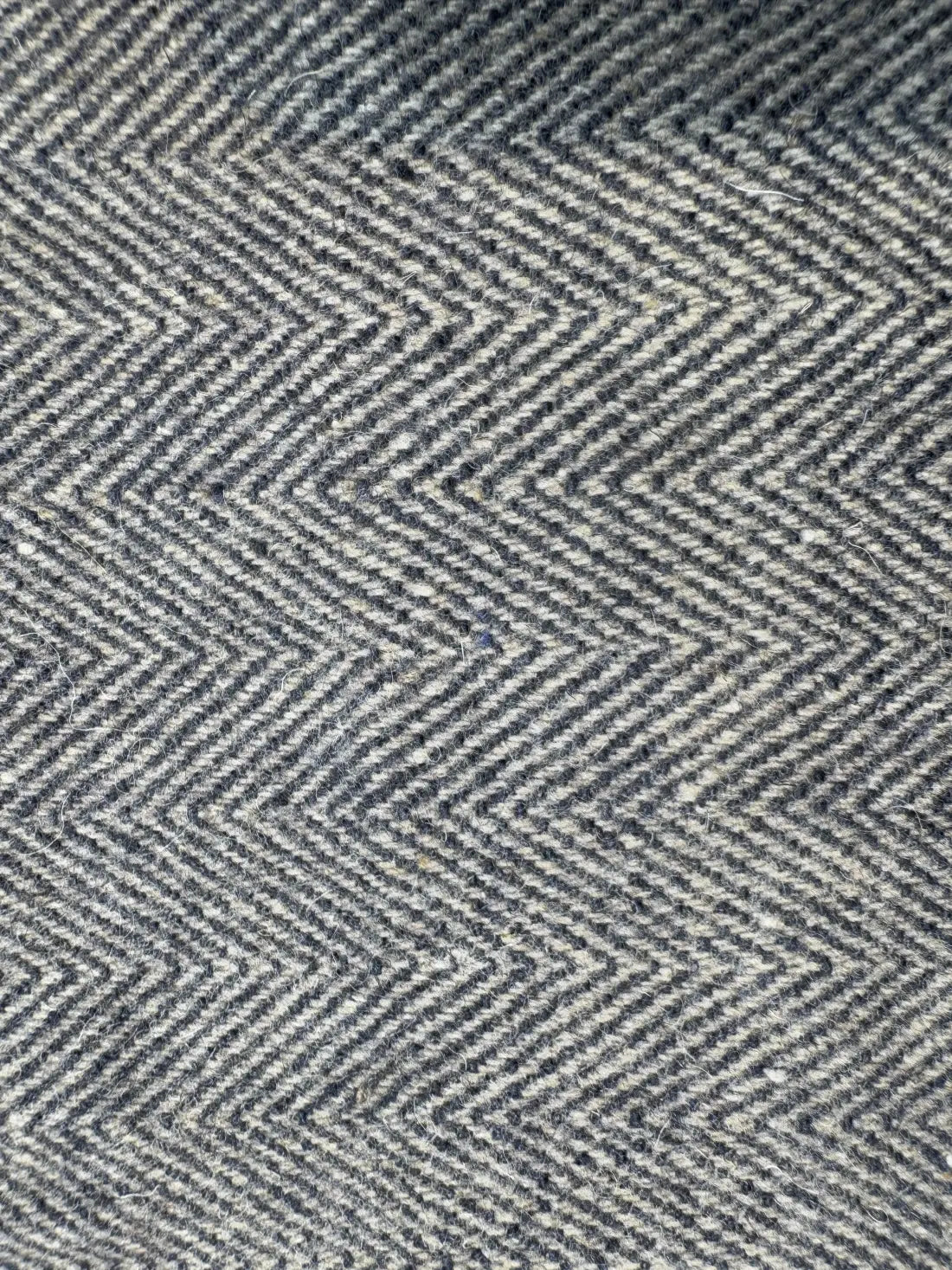 Ash Weave Herringbone Cashmere Merino Tweed