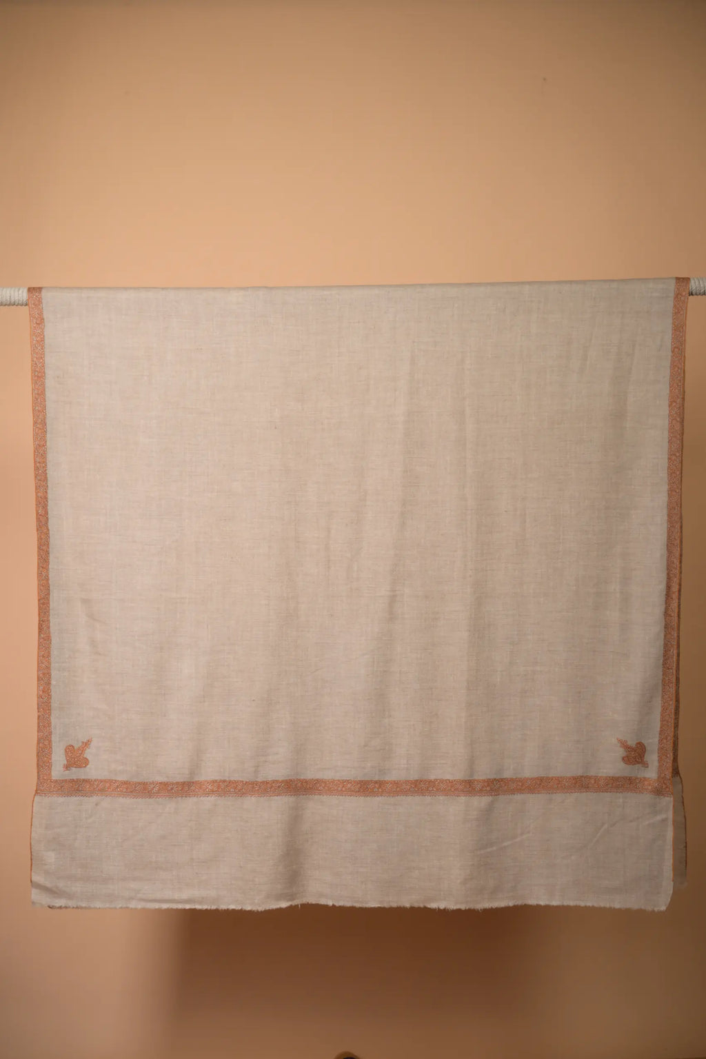 border embriodered pashmina shawl for women 