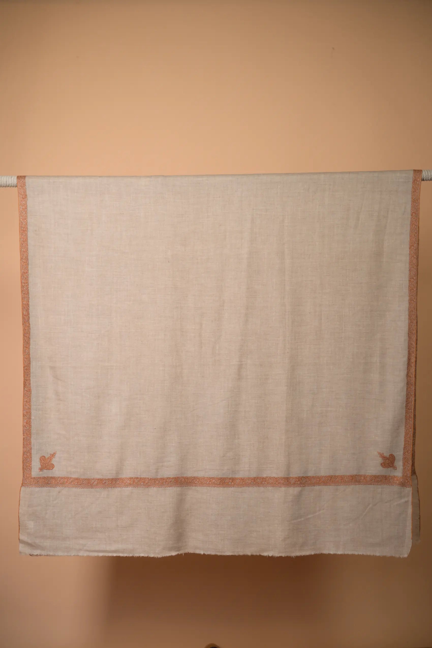 border embriodered pashmina shawl for women 