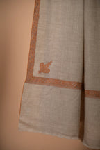 border embriodered pashmina shawl for women 