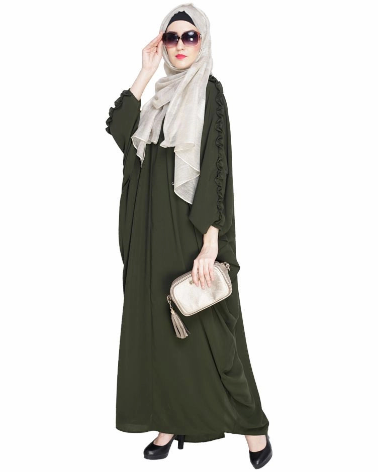 Dreamy Olive Green Kaftan