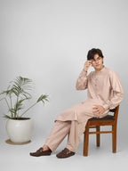 Rasheiq Haze Lavender Kameez Shalwar