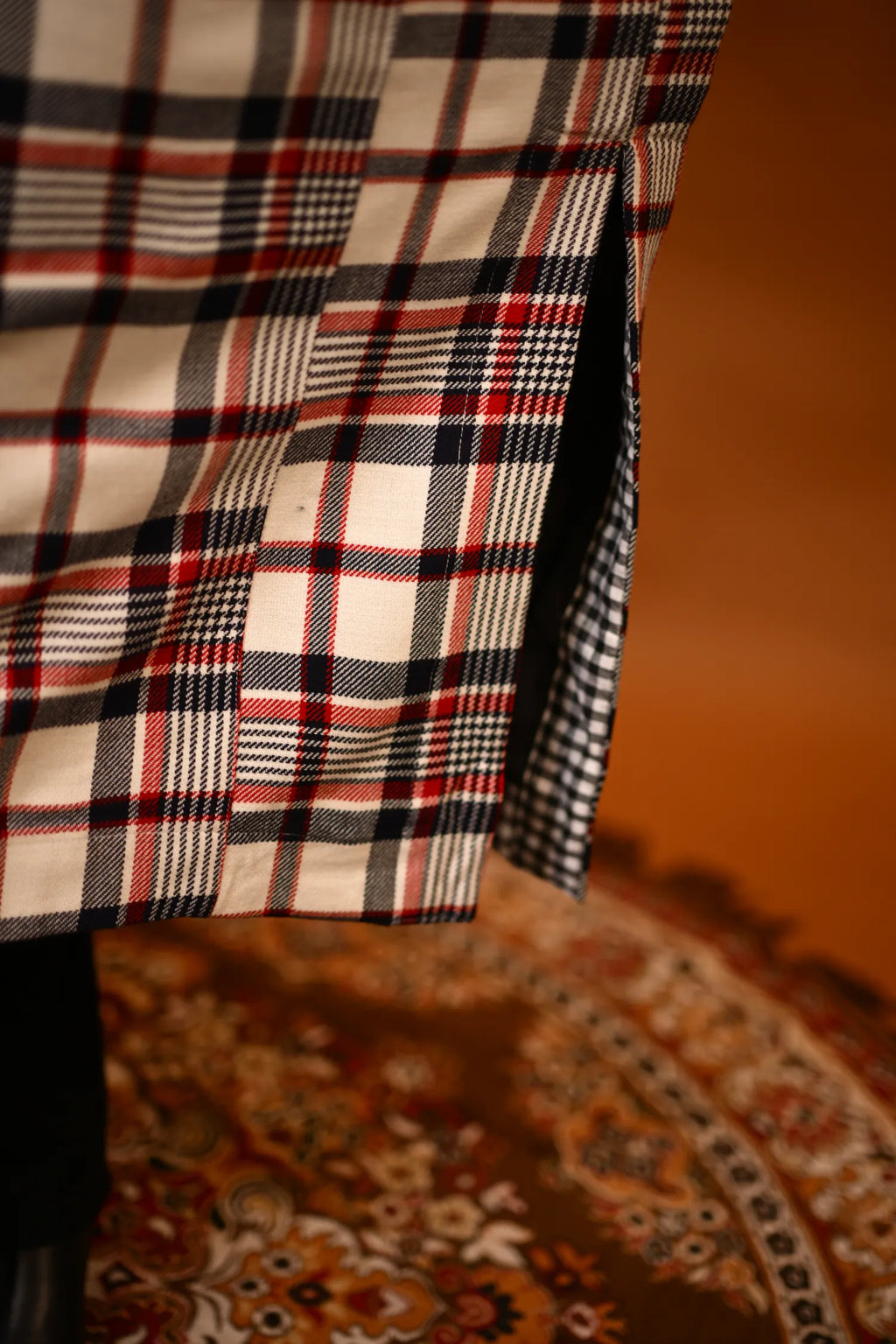 Red Checkered Traditional kashmiri  Pheran