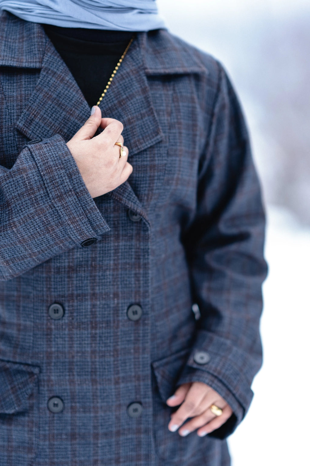 Rodex Of London Coat Style Winter Abaya