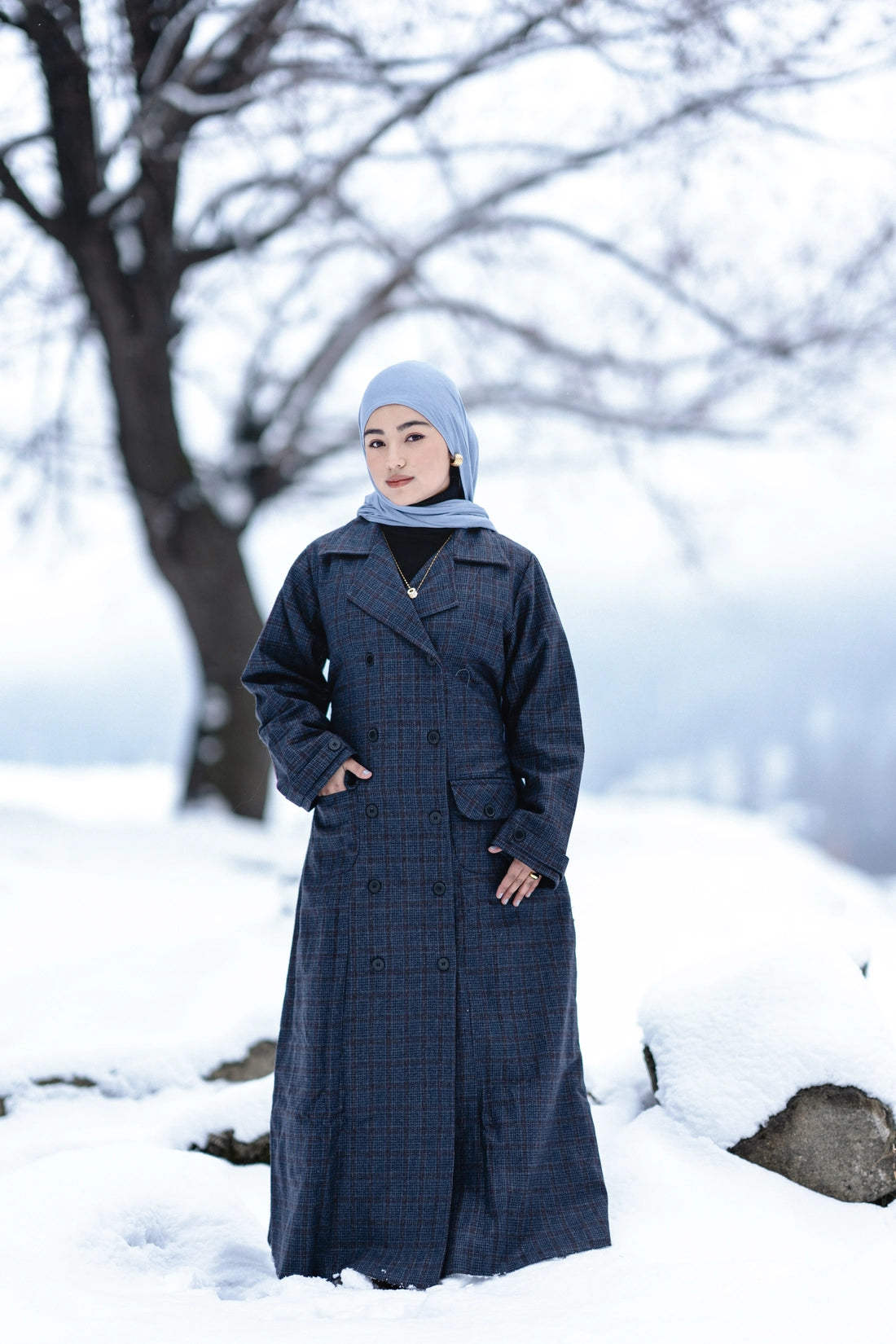 Rodex Of London Coat Style Winter Abaya