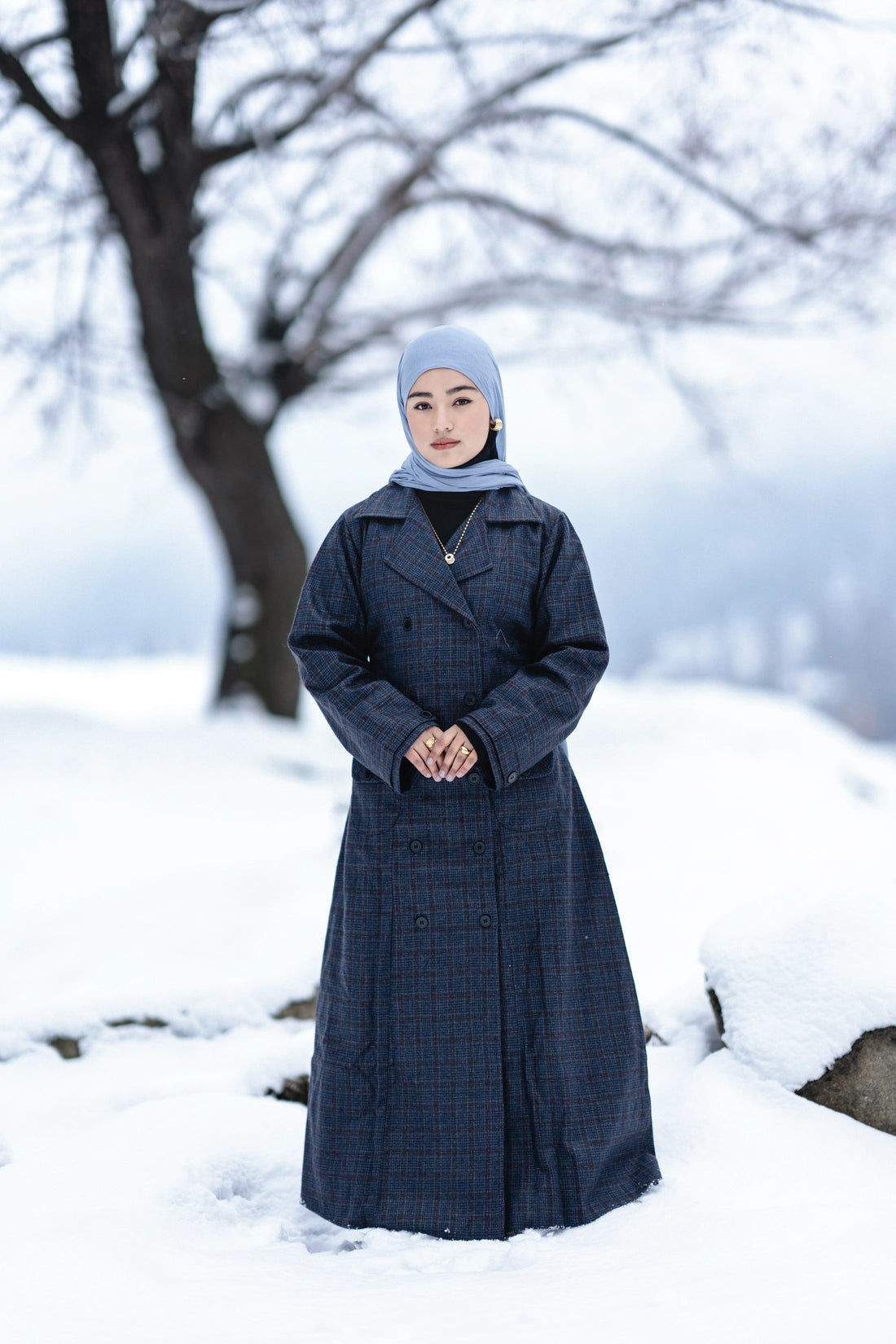 Rodex Of London Coat Style Winter Abaya