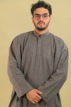 baraqah royal check pheran for men 