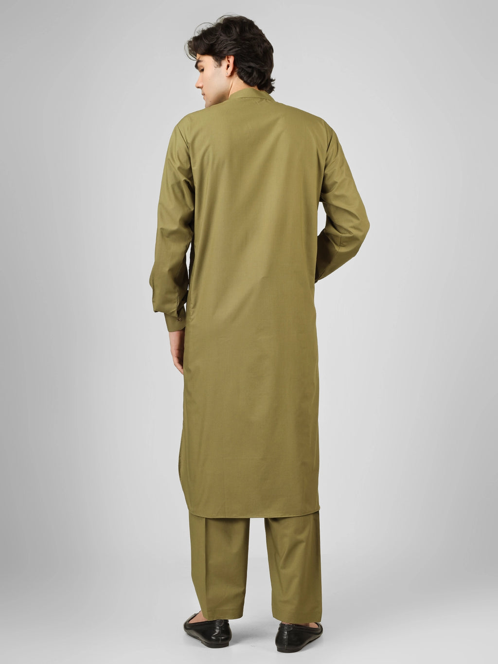 Rasheiq Sage Green Kameez Shalwar