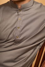 Tamtadu Smoky Slate Kameez Shalwar