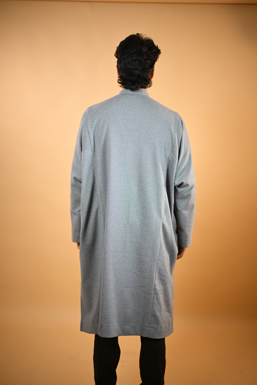 Steel Grey Dotted Pheran