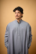Steel Grey Herringbone Pheran