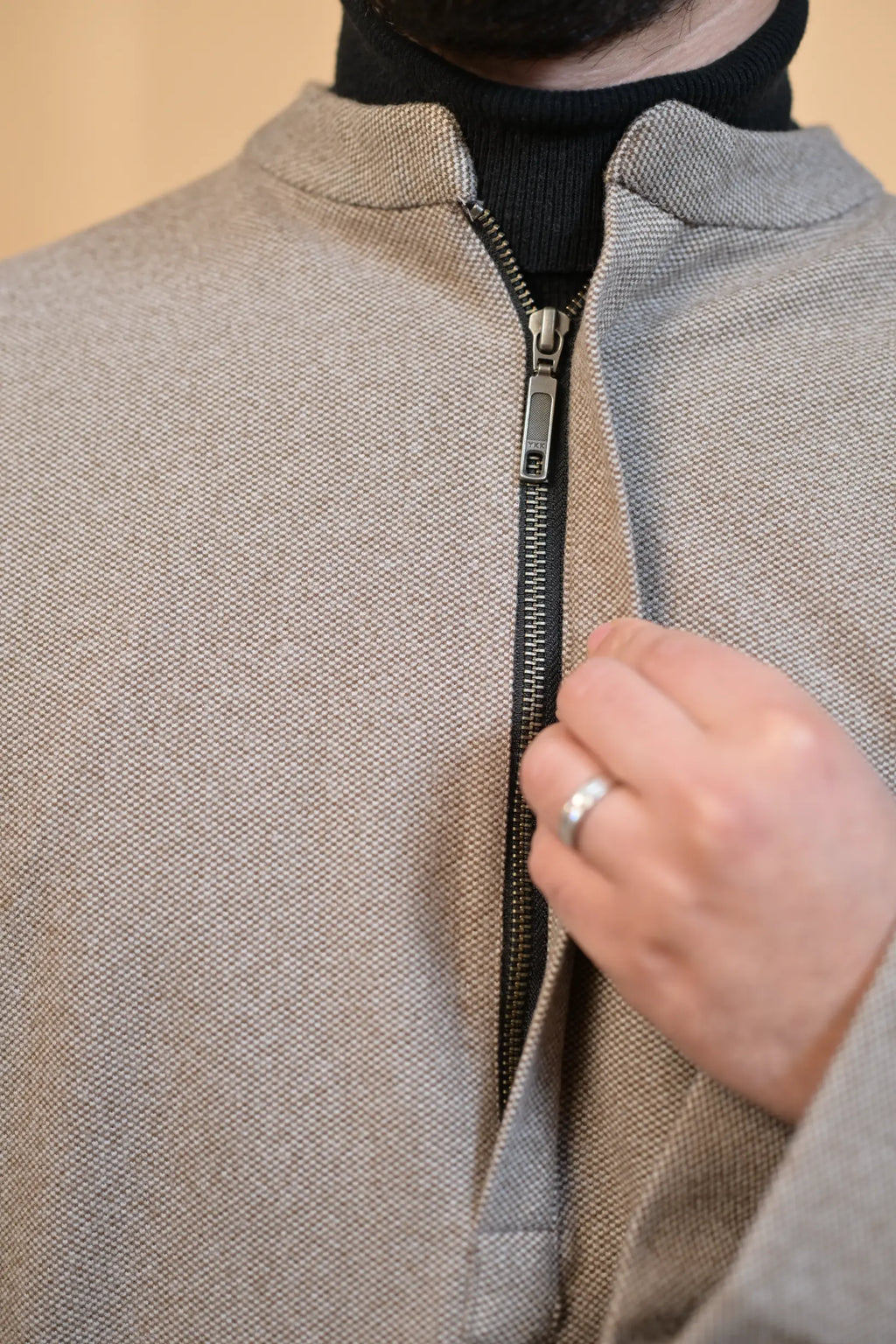 Tea Pink Dotted Kashmiri Pheran