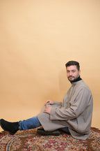 Tea Pink Dotted Kashmiri Pheran