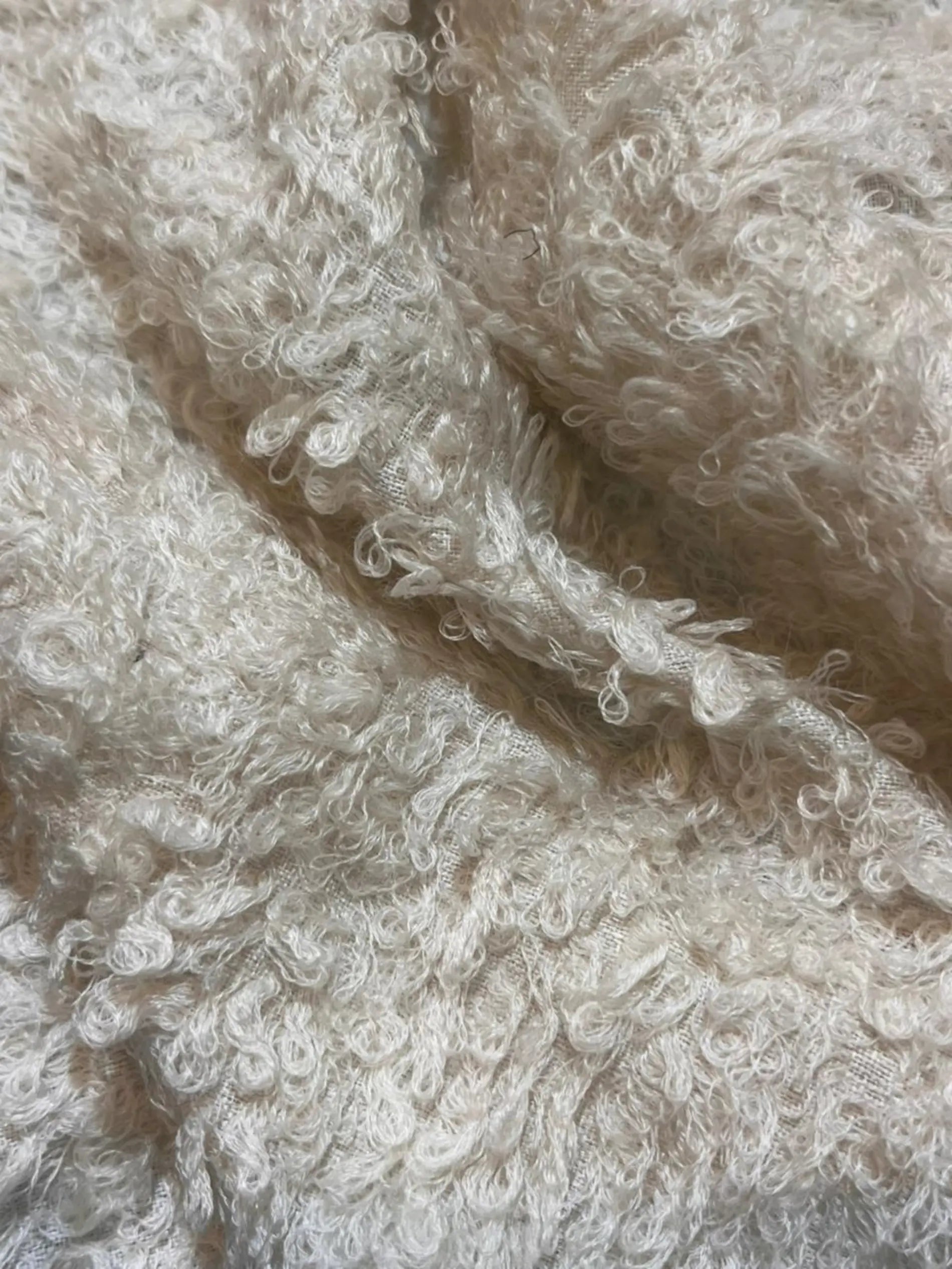 Natural White Handwoven Towel Cashmere – 80 GSM
