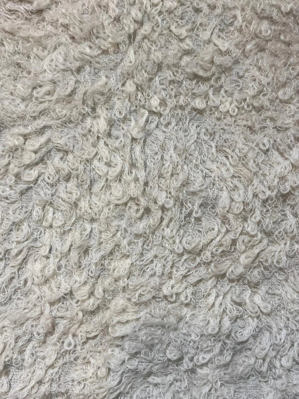 Natural White Handwoven Towel Cashmere – 80 GSM
