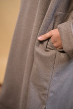 Light Brown Dotted Kashmiri Pheran