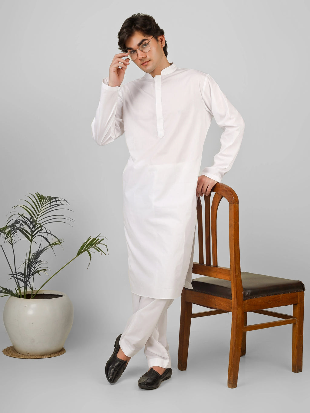 Rashieq White Kurta Pajama