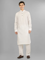 Elara White Lycra Cotton Kameez Shalwar