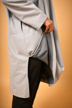 Whitish Grey Dotted Pheran