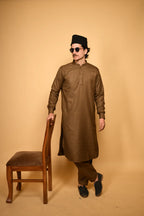 Pathan Wooden Kameez Shalwar
