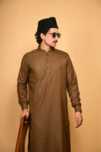 Pathan Wooden Kameez Shalwar