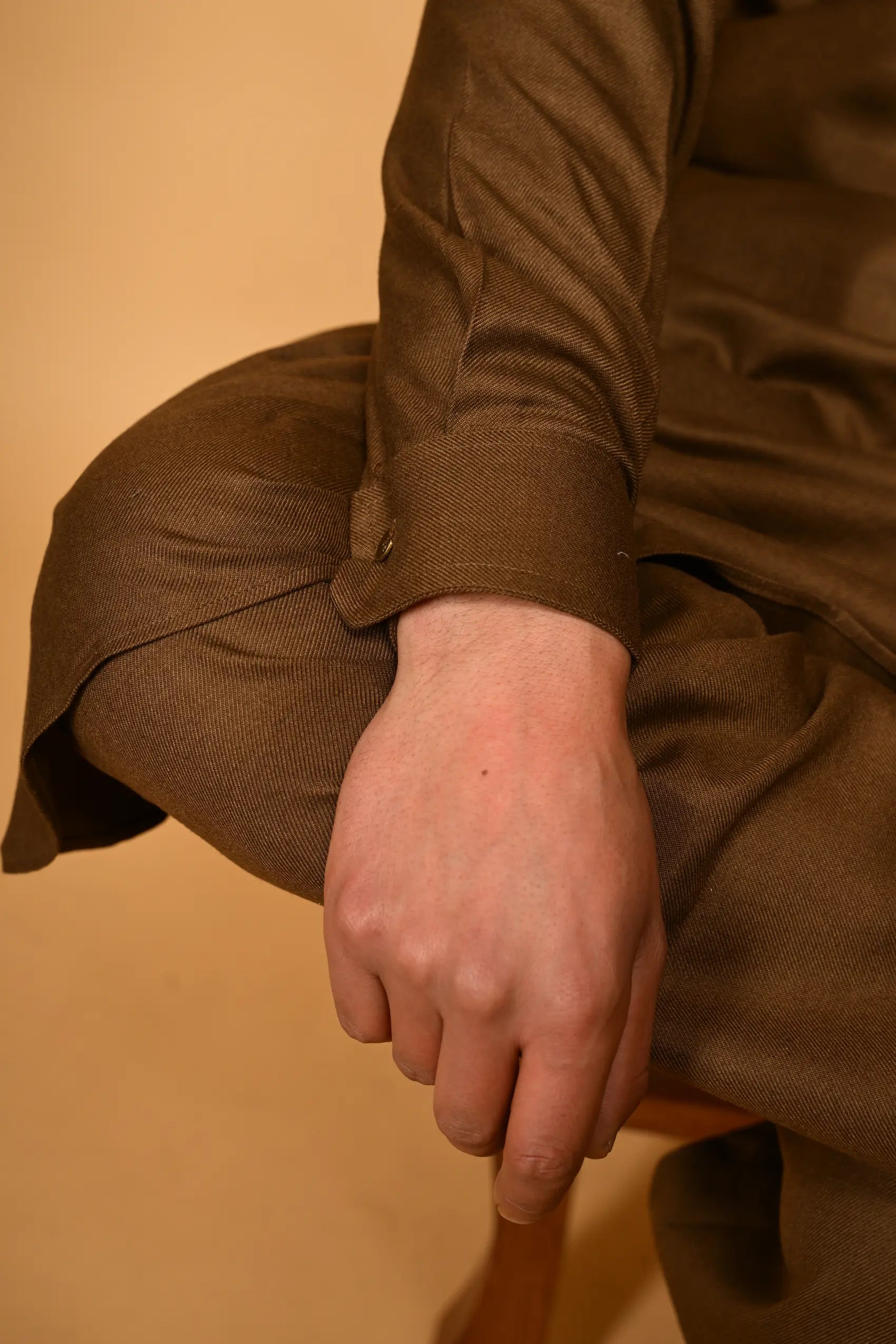 Pathan Wooden Kameez Shalwar