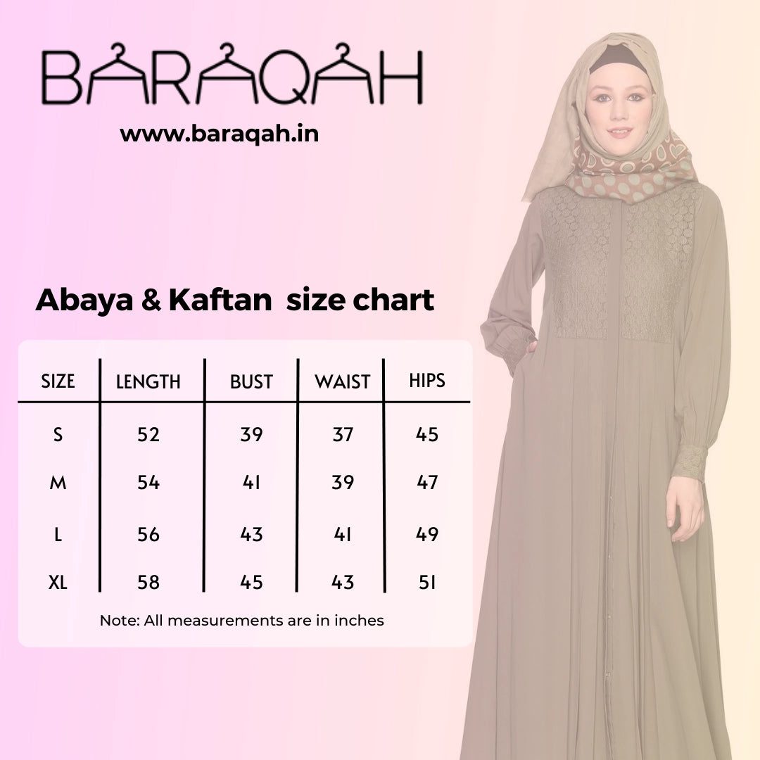 Imperial Purple Color Abaya