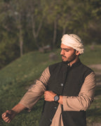 men light brown  color summer kurta pajama 