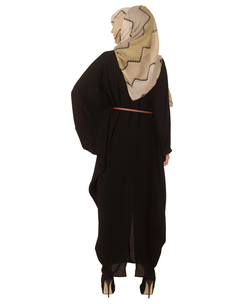 baraqah female black modest fashion abaya 