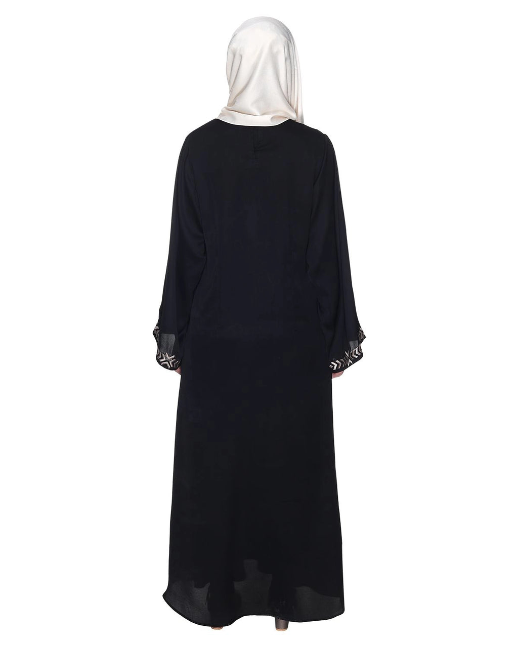 baraqah female black modest fashion abaya 