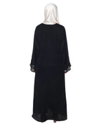 baraqah female black modest fashion abaya 