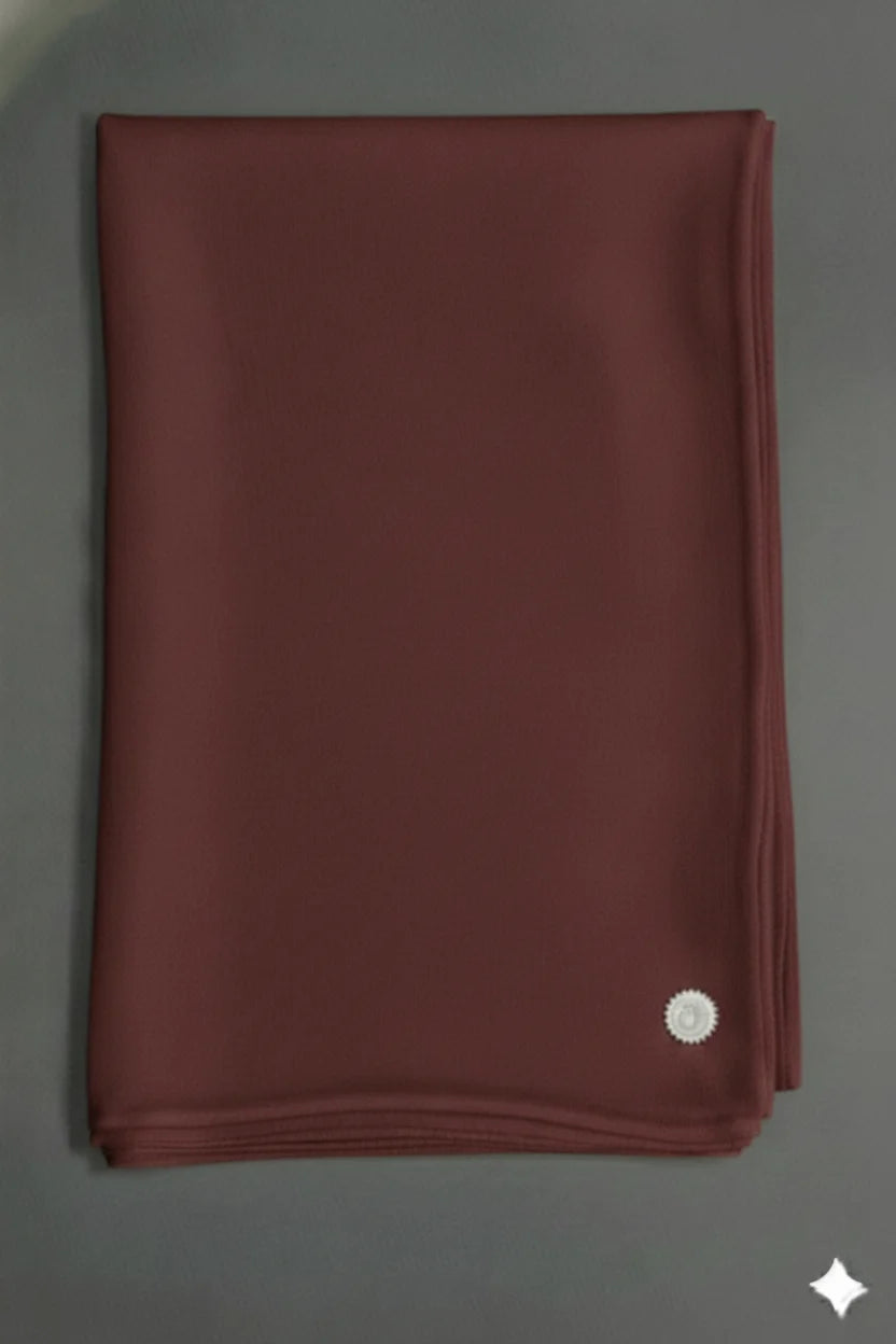 baraqah brown color pure pashmina shawl for women 