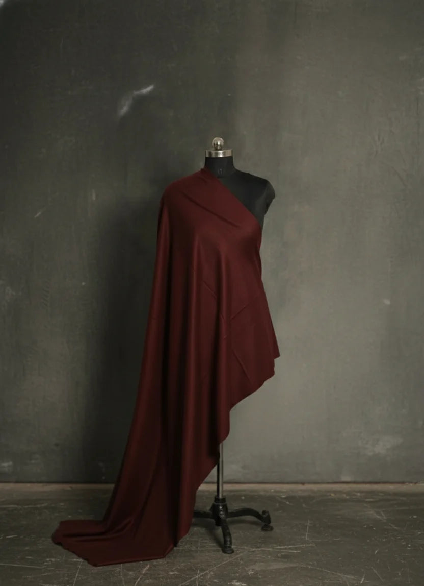 burgundy color pure handmade pashmina for women 