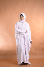 baraqah female floral abaya for women