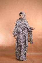 baraqah female floral prayer abaya for women