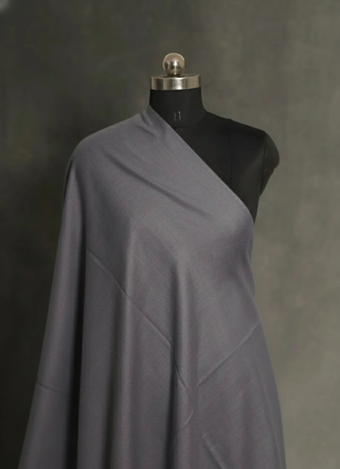 grey color pure handmade pashmina for women 