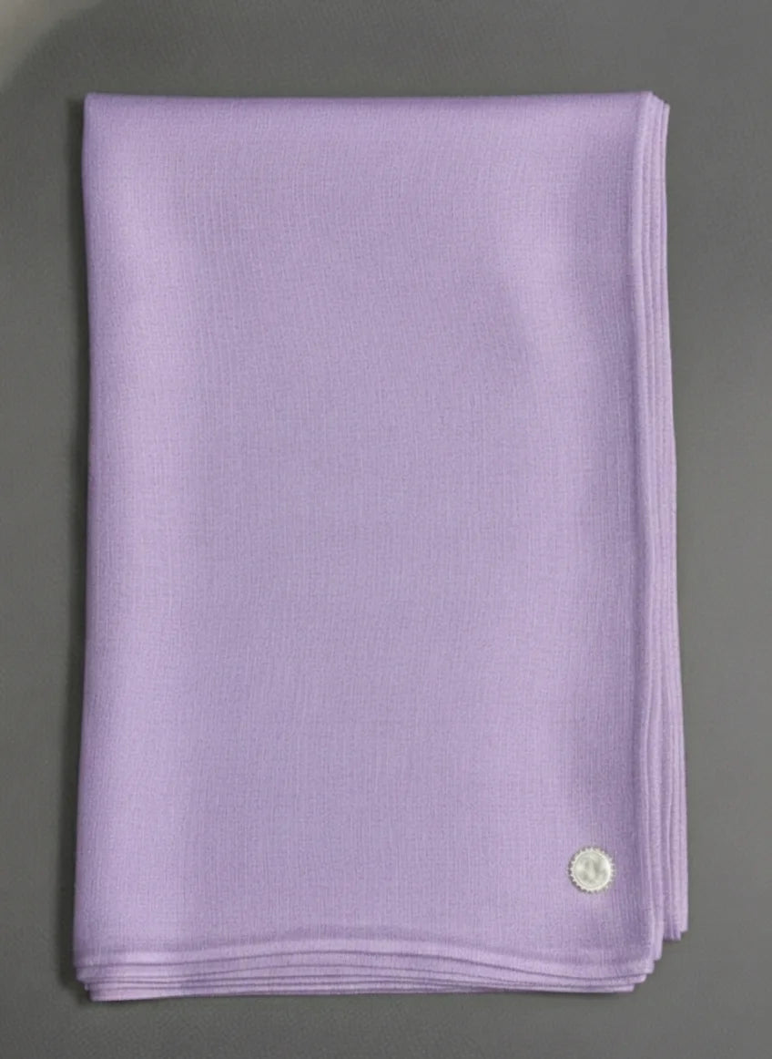 baraqah lavender color pashmina shawl for girls 