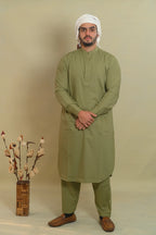 baraqah lemon green kurta pajama for me 