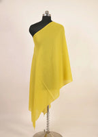 parrot green color pashmina stole for women 