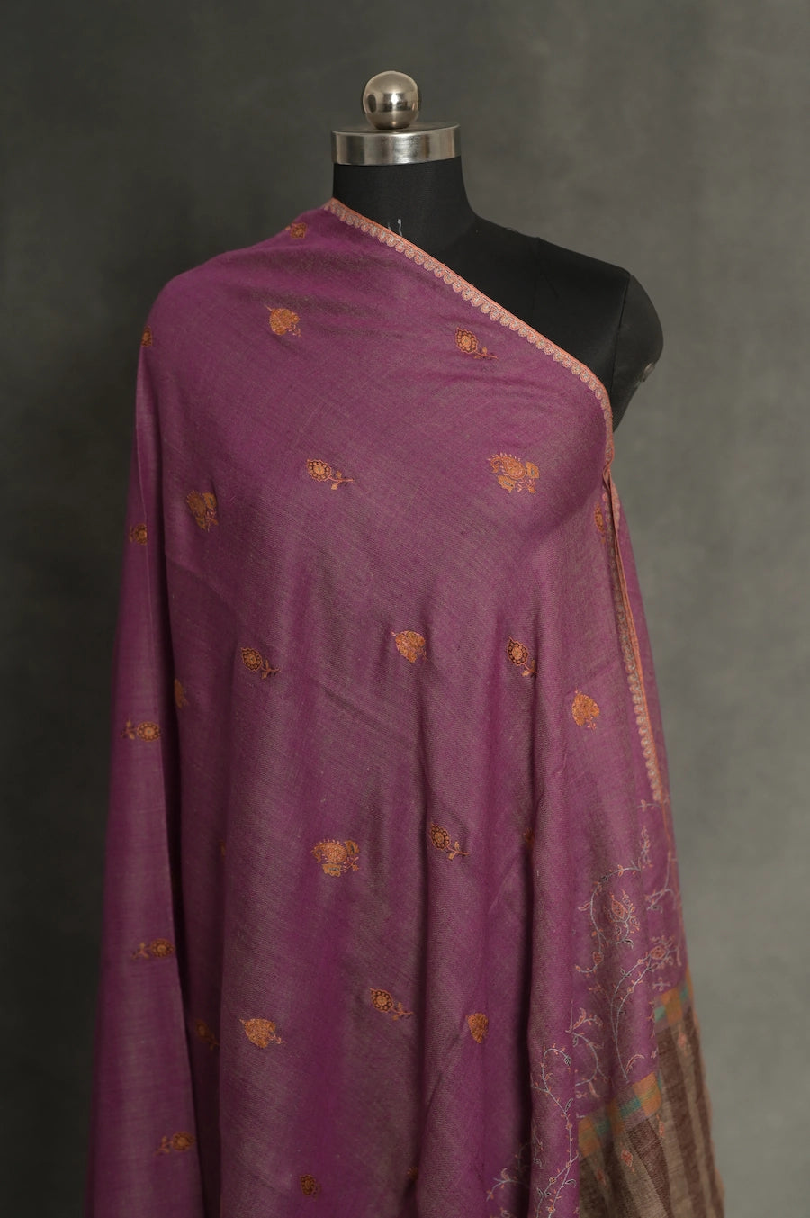 baraqah pure handmade pashmina shawl for women