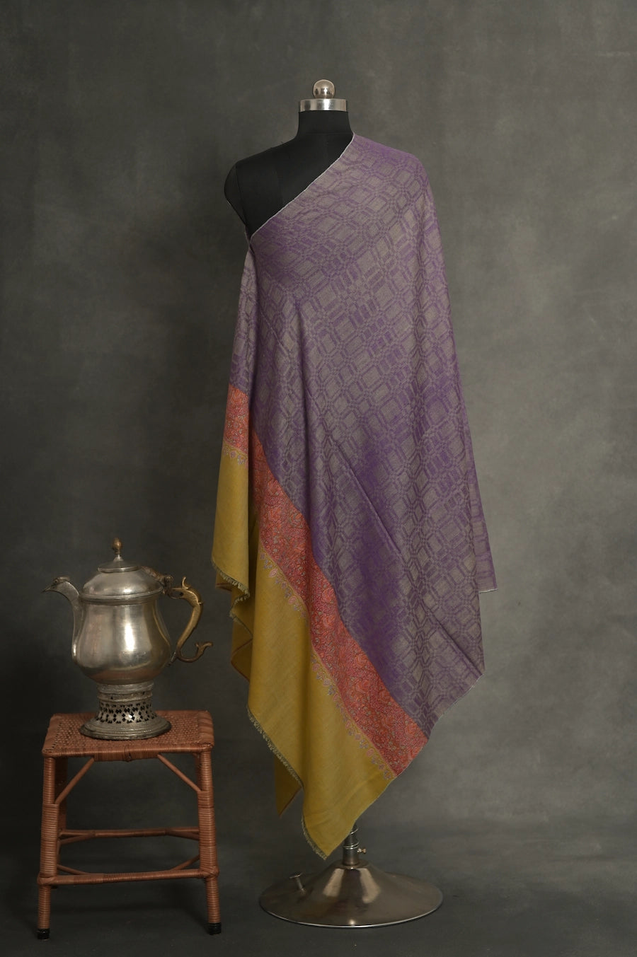 baraqah pure handmade cashmere shawl for women 