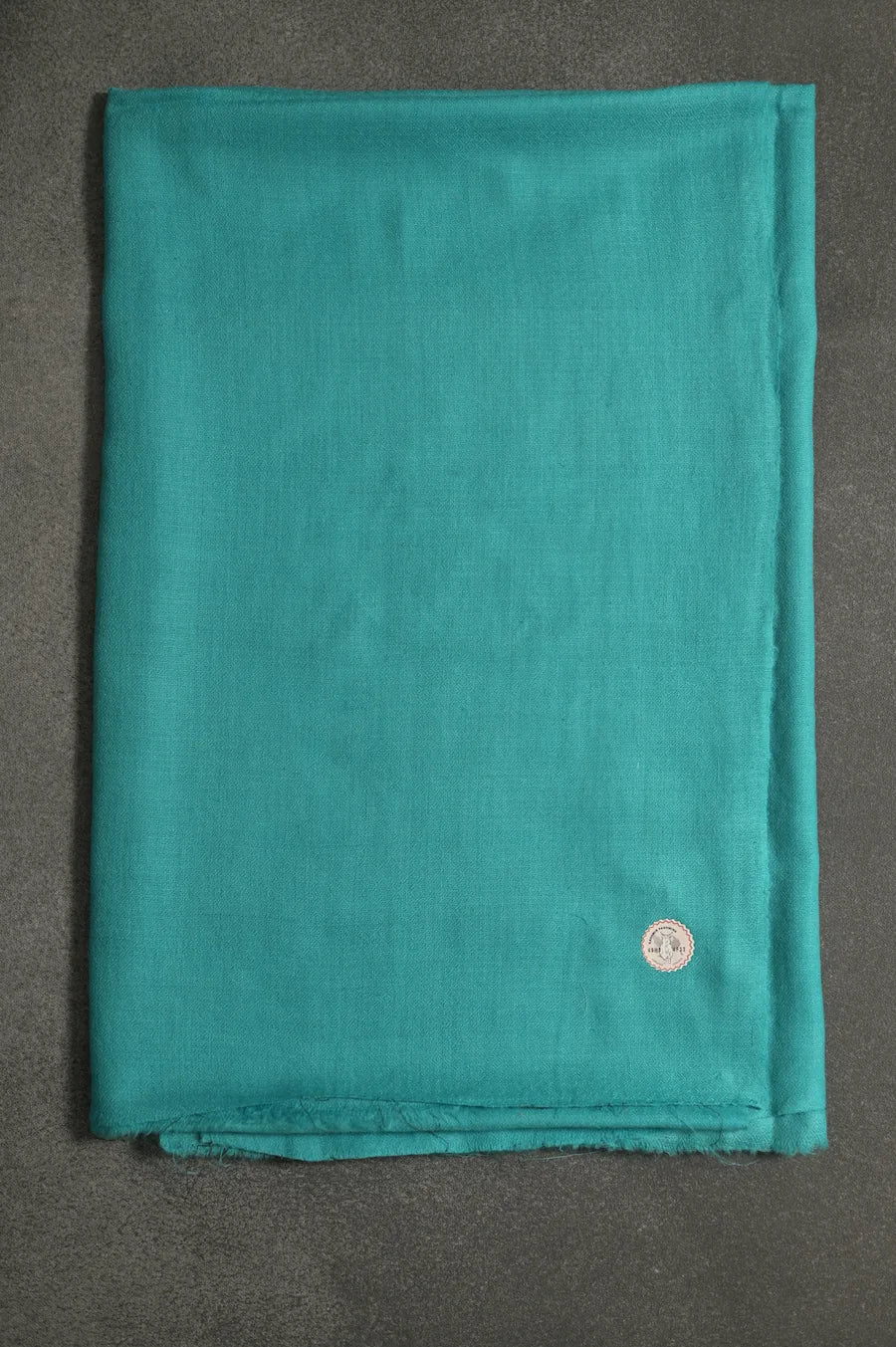 baraqah handmade pure pashmina ocean blue color shawl for women 