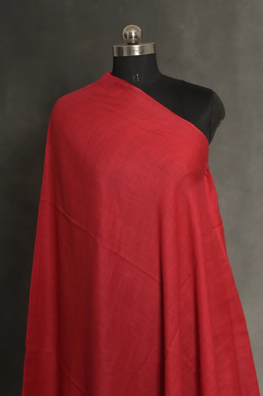 baraqah handmade pure pashmina dark pink color shawl for women 